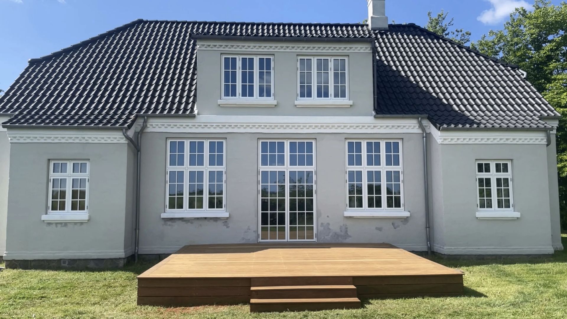 Træterrasse projekt af MK Entreprise